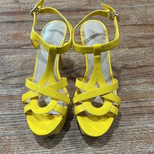 BCBGeneration Heeled Platform Sandal